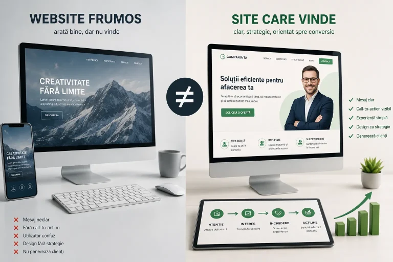 De ce un website frumos nu este neapărat un website care vinde De ce un website frumos nu este neapărat un website care vinde